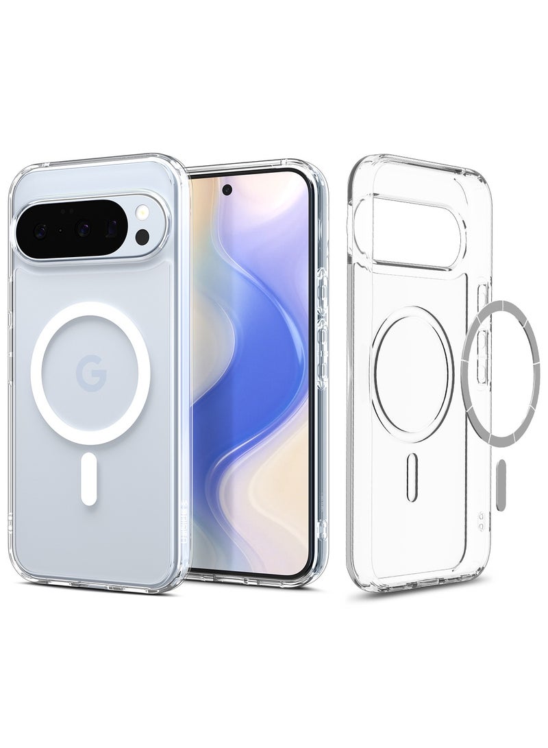 Spigen Ultra Hybrid MagFit for Google Pixel 10 Case / Pixel 10 PRO Case Cover [Pixelsnap and MagSafe compatible] - Clear White