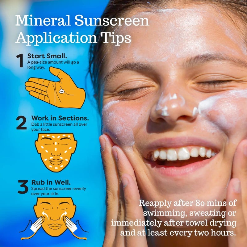 STREAM 2 SEA SPF 45 Every Day Tint Mineral Sunscreen | 2.5 Fl Oz Biodegradable, Paraben Free & Reef Safe | Non-Greasy Tinted Sunscreen For Face & Body Protection Against UVA & UVB - Image 4