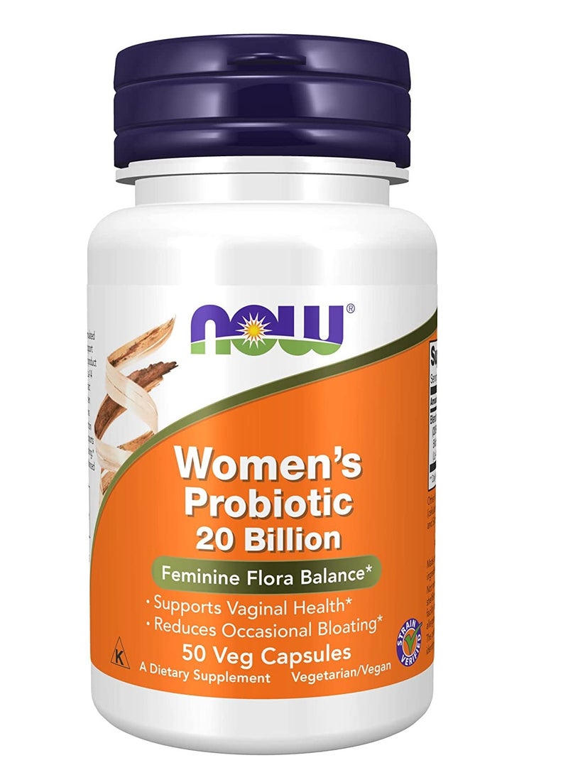 now Women's Probiotic, 50 Veg Capsules