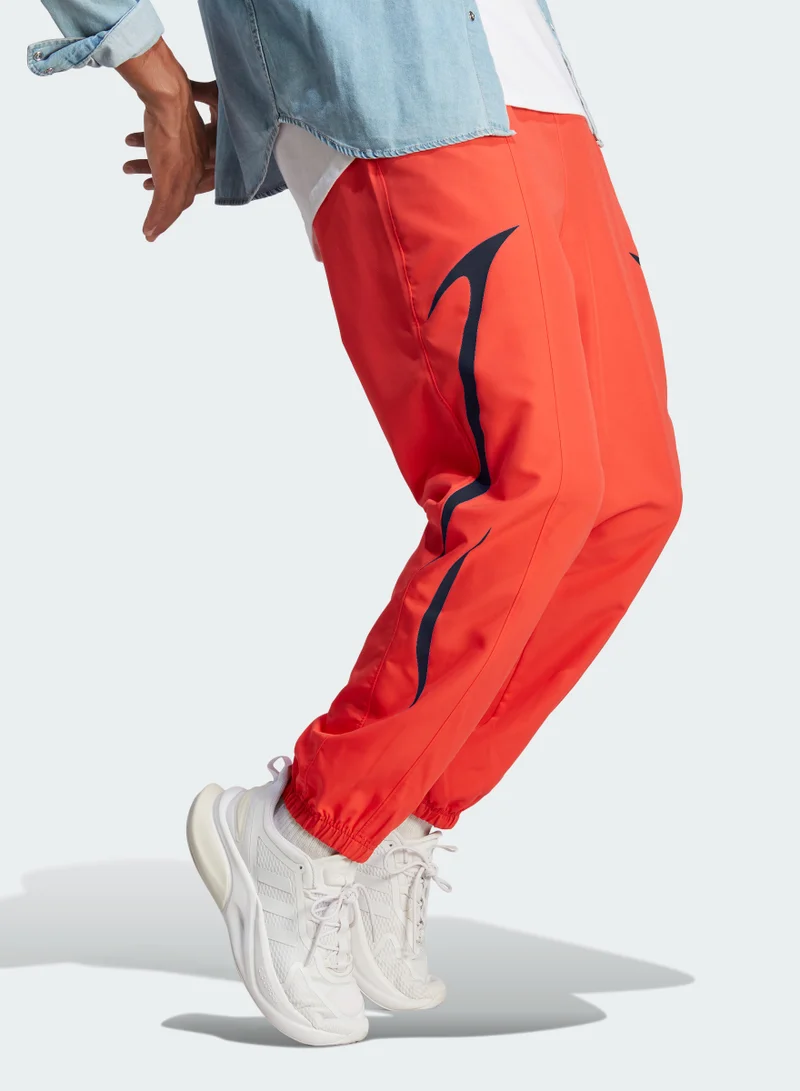 adidas بنطال رياضي بنمط كتل الألوان