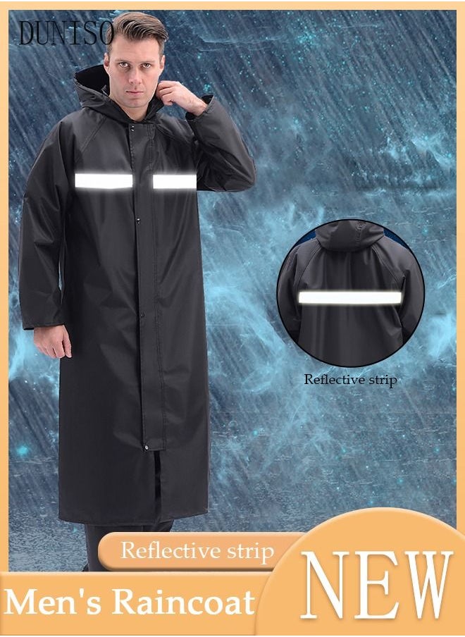 DUNISO - Rain Suit Jacket Raincoat Hooded Rain Poncho Lightweight Emergency Jacket Rainwear for Men and Women Outdoor All-Sport Waterproof Breathable Anti-storm - Image 1