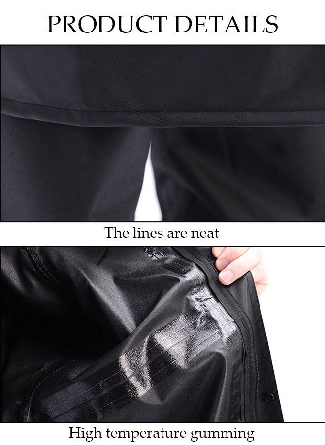DUNISO - Rain Suit Jacket Raincoat Hooded Rain Poncho Lightweight Emergency Jacket Rainwear for Men and Women Outdoor All-Sport Waterproof Breathable Anti-storm - Image 1
