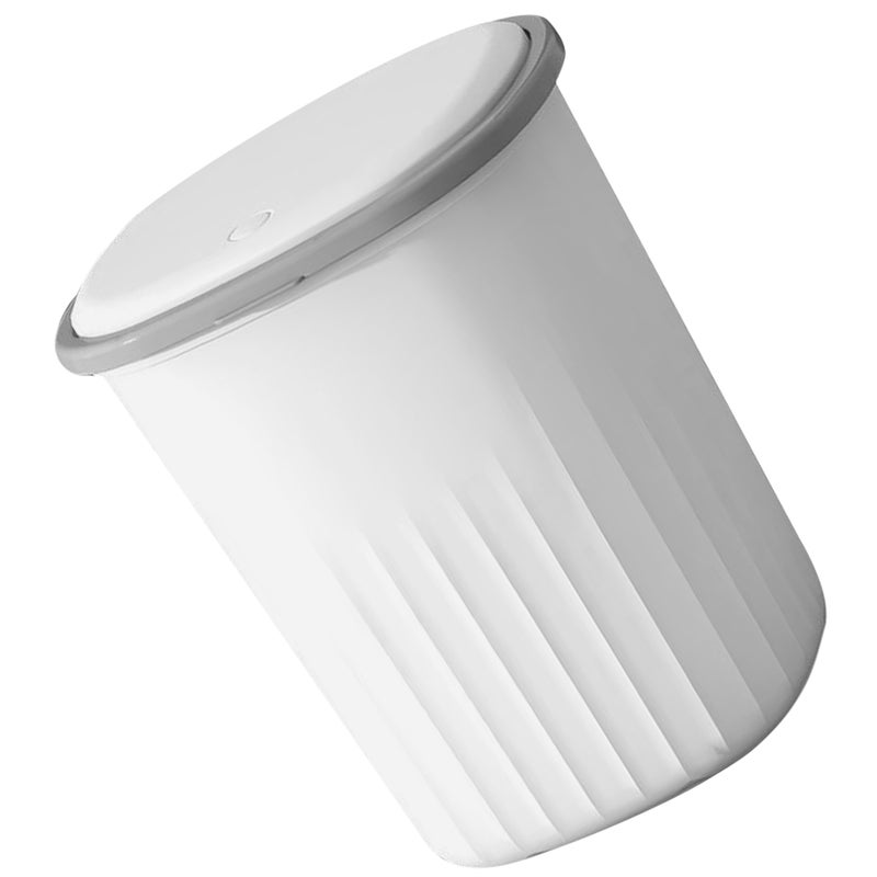2pcs Trash Can Trash Can Waste Basket Bedroom Bathroom Garbage Bin for Living Room Toilet - Image 2