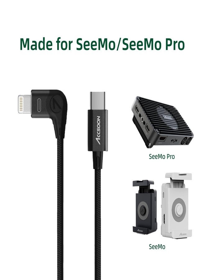 Accsoon USB-C to Lightning Cable (100cm) - Image 2