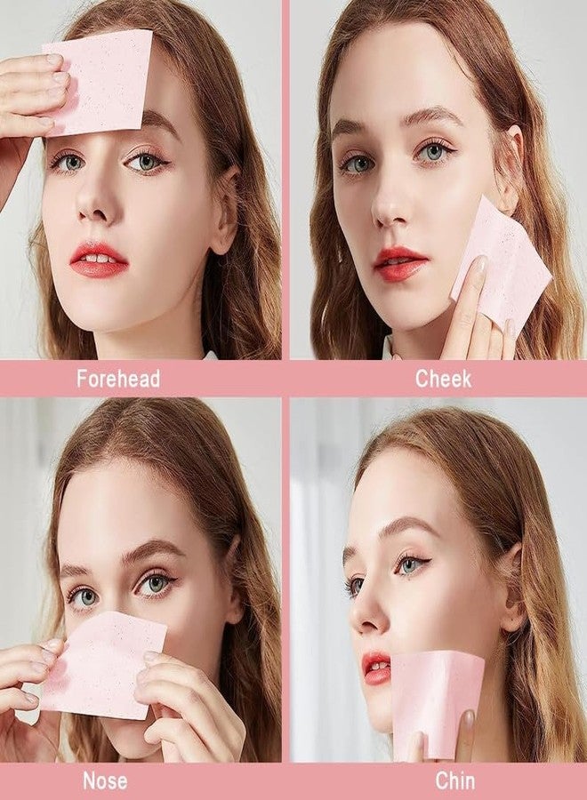 GODFLY 100 PCS Oil Blotting Sheets, Rose Tea Infused, Bamboo Rose, Oil Absorbing Sheets for Oily Skin, Natural Oil Control, Men & Women, Shine Remover, Makeup Friendly, Portable (Rose) - Image 5