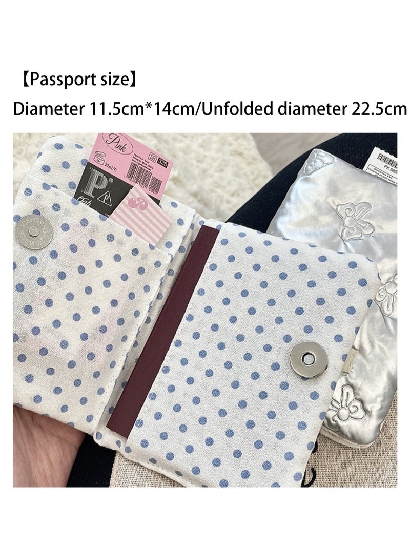 Silver erfly Passport Holder Wallet Passport Holder, Multi-Function Girls And Boys Card Holder Pu Leather Travel Document Holder, Travel Accessories - Image 2