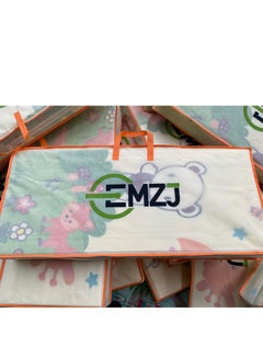 EMZJ Big Size Baby Crawling Play Floormat Foam Non-Toxic Foldable Reversible Playing Mat - Tall Elephant Trunk  - Image 5