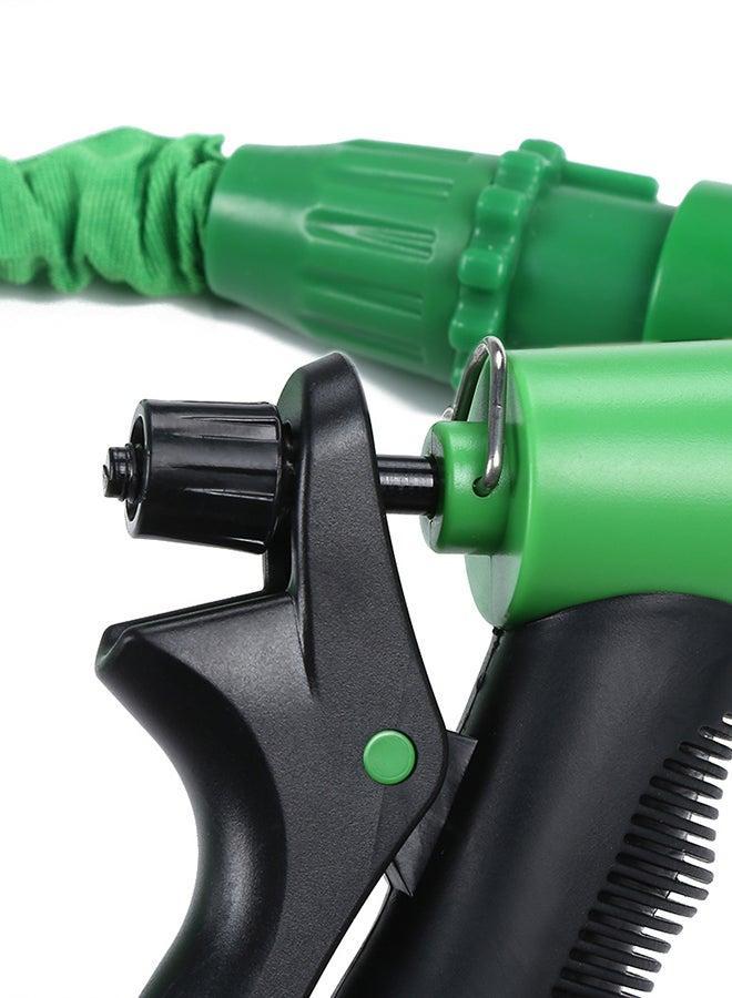 Generic Expandable Garden Hose Water Pipe With 8 Modes Spray Gun Green  - Image 4