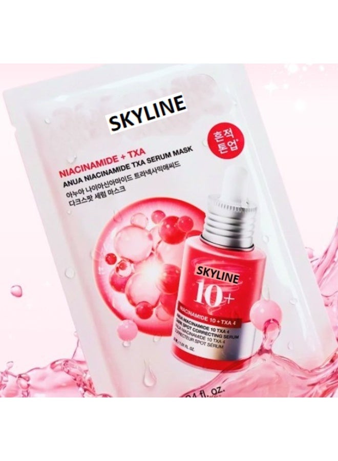 SKYLINE Niacinamide & TXA Dark Spot Correcting Serum Mask 28ml – Helps Reduce Dark Spots & Improve Skin Clarity - Image 4