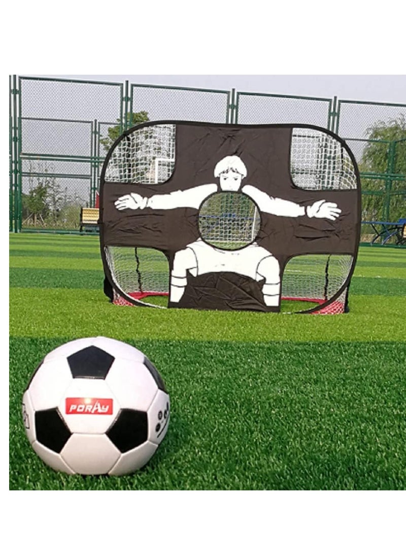 Spall 2 in 1 Soccer Goal for Kids Pop Up Kids Soccer Net Soccer Target with Carry Bag Perfect for Backyard Indoor Outdoor Sports and Practice - Image 2