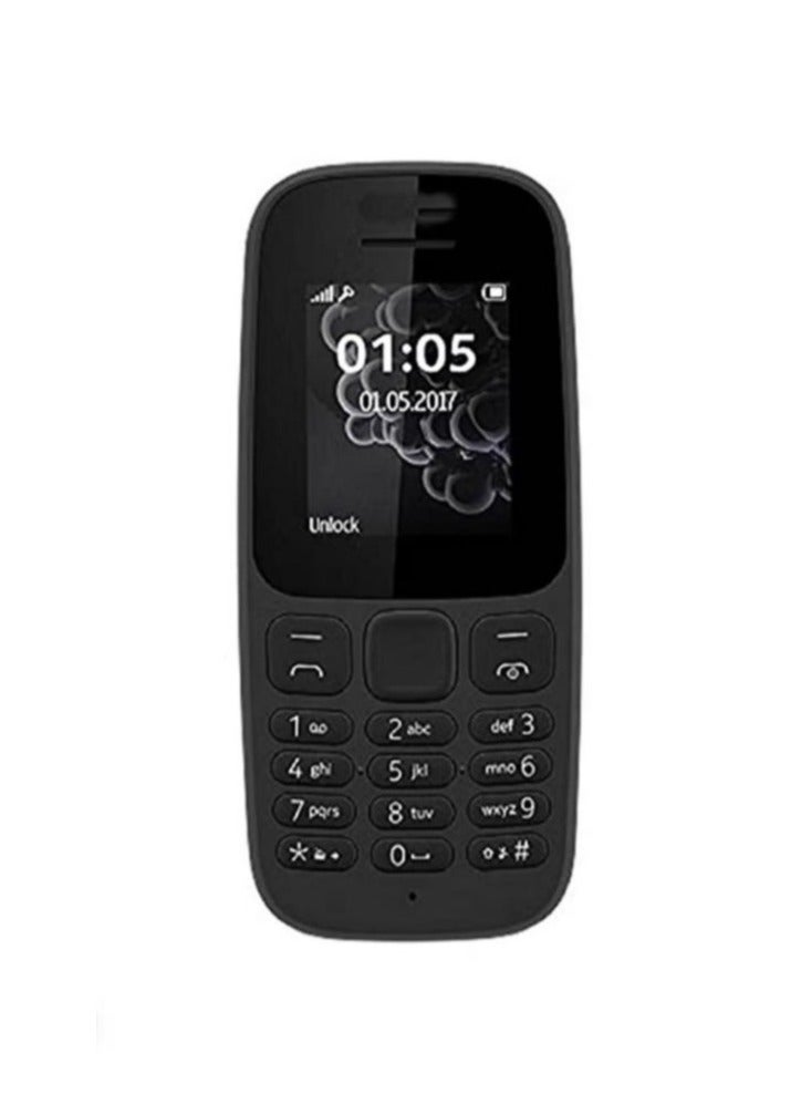 Nokia 105 Dual Sided Phone Black 4MB - Image 1