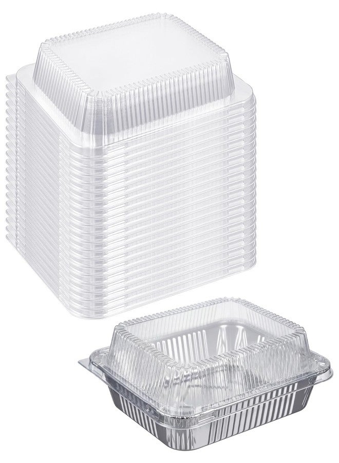 Yiyiring 20 Pcs Plastic Clear Lids for 9x13 Inch Aluminum Foil Pans, 1 Inch Height Disposable Dome Lids Only, Airtight Cover for Half Size Steam Table Pans, Catering, Baking, Food Storage - Image 1