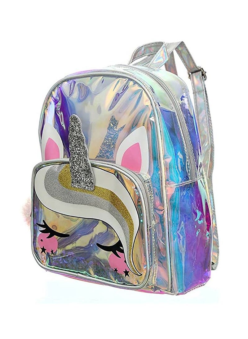 LIMOS Unicorn Clear Transparent School Backpack for Girls  - Image 4