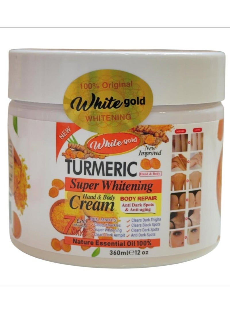 Turmeric  Super Whitening Cream Body Repair 360 ml