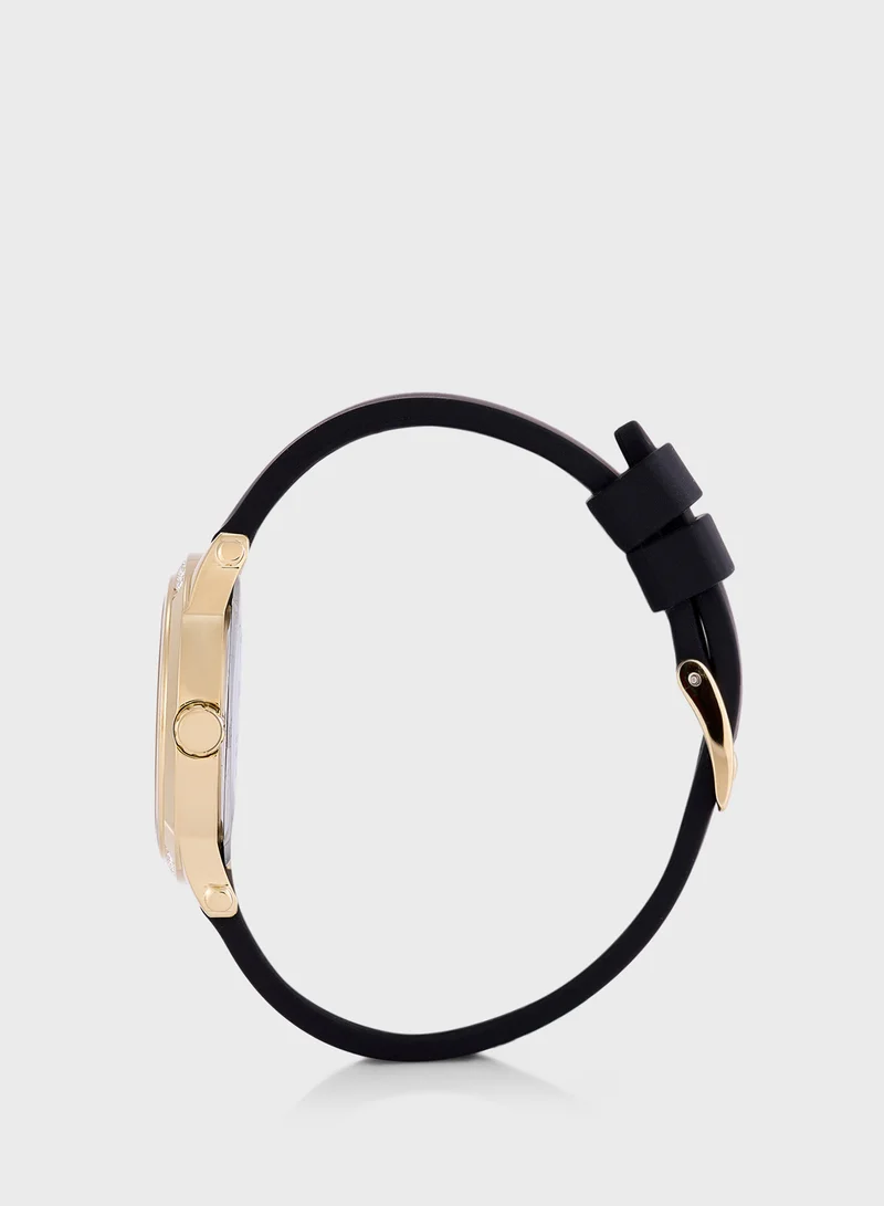 GUESS Annette Pu Strap Analog Watch
