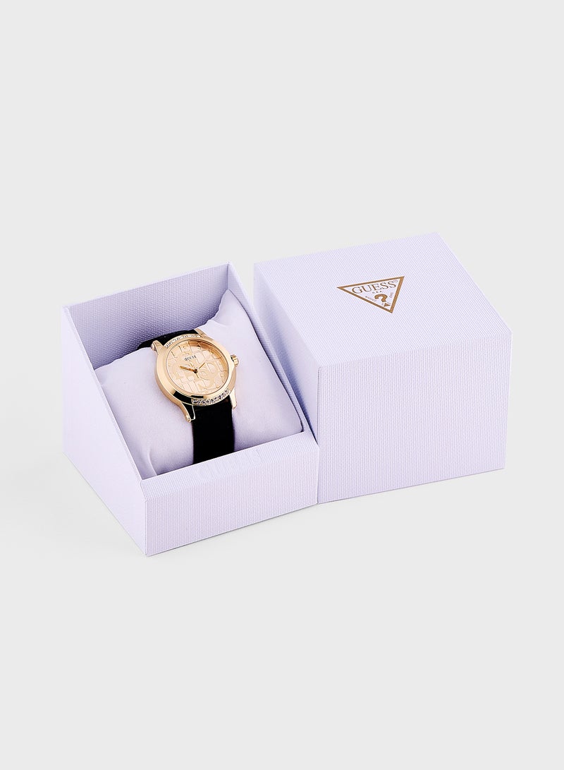 GUESS Annette Pu Strap Analog Watch - Image 5