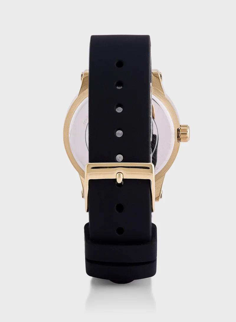 GUESS Annette Pu Strap Analog Watch