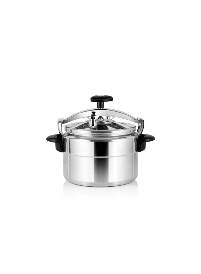 High-quality 9-liter aluminum pressure cooker with a premium mirror finish – energy-efficient fast-cooking pot – advanced safety valve and locking system. - Image 3