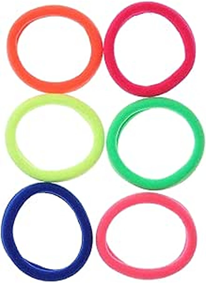 Lolita - Lolita Hair Ties Set, 6 Pieces, Multicolor - Image 1