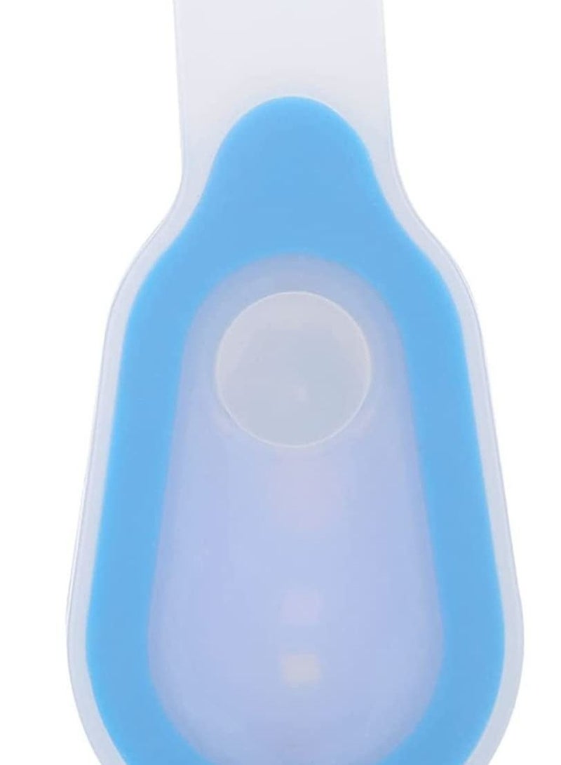Generic Clip LED Flashlight, Magnetic LED Safe Night Light Portable Hands Free Silicone Clothing Clip Emergency Lamp for Outdoor Running Walking Jogging Sports (blue) - Image 1