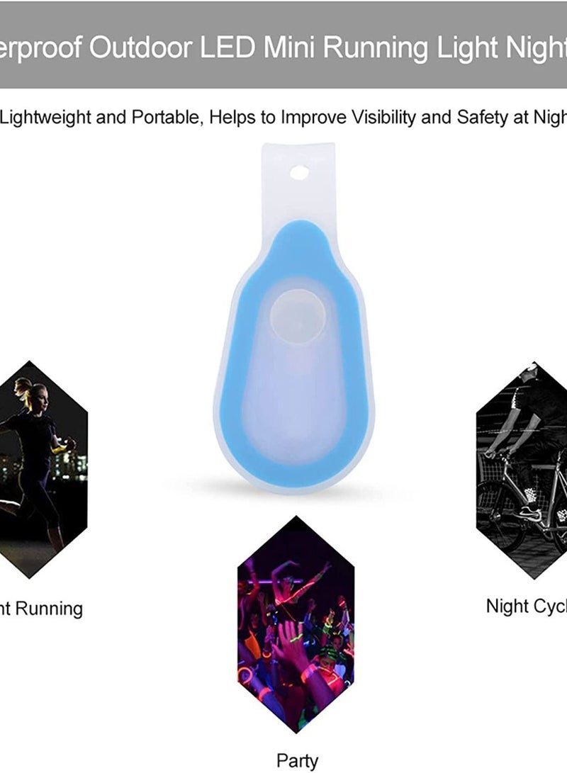 Generic Clip LED Flashlight, Magnetic LED Safe Night Light Portable Hands Free Silicone Clothing Clip Emergency Lamp for Outdoor Running Walking Jogging Sports (blue) - Image 5