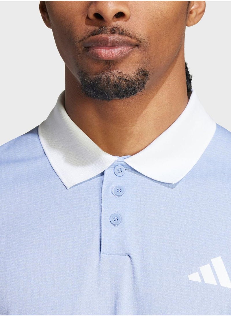 Adidas Tennis Freelift Polo Shirt  - Image 3