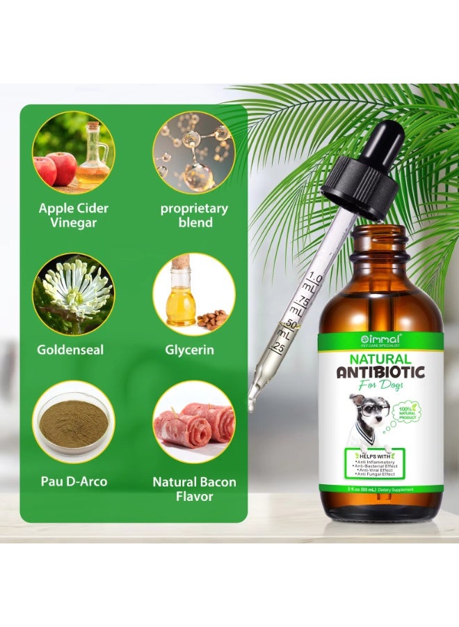 Oimmal Natural Defense for Dogs Immune Booster for Dogs 60ml, Helps With Anti Inflammatory, Anti-Bacterial Effect, Anti-Viral Effect, Anti Fungal Effect for Cats - Image 3