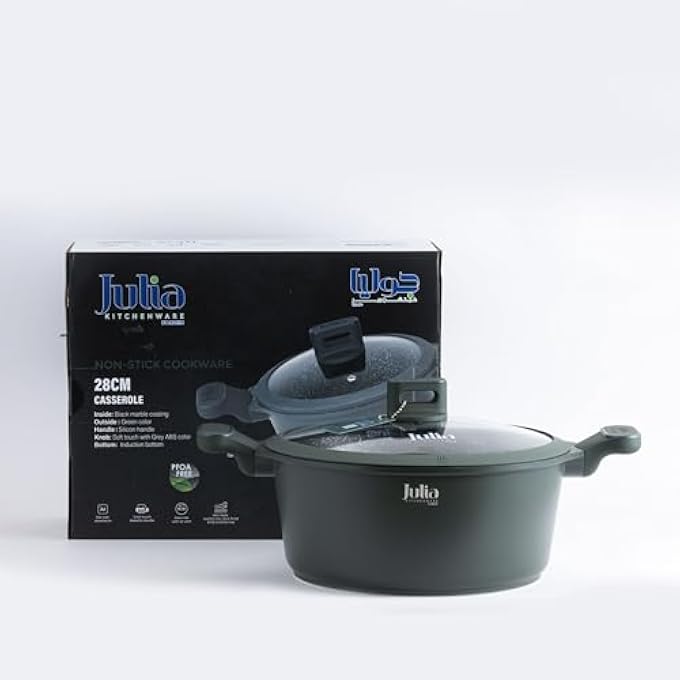 ElitePro Casserole With Lid 28 Cm Size Green