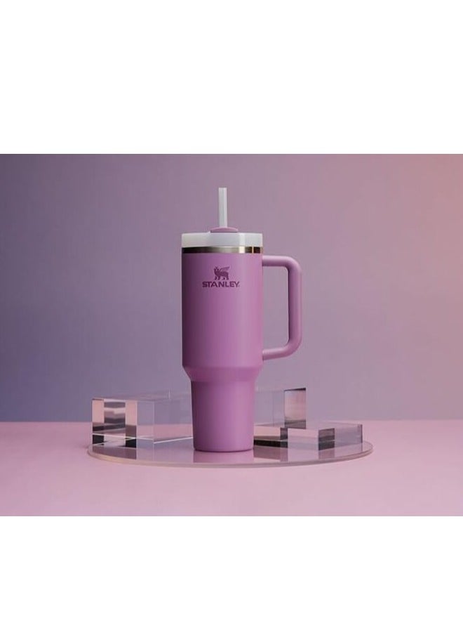 Stanley - Stanley Quencher H2.0 FlowState Stainless Steel Vacuum Insulated Tumbler with Lid and Straw for Water, Iced Tea or Coffee, Smoothie and More, Purple, 40oz - Image 1