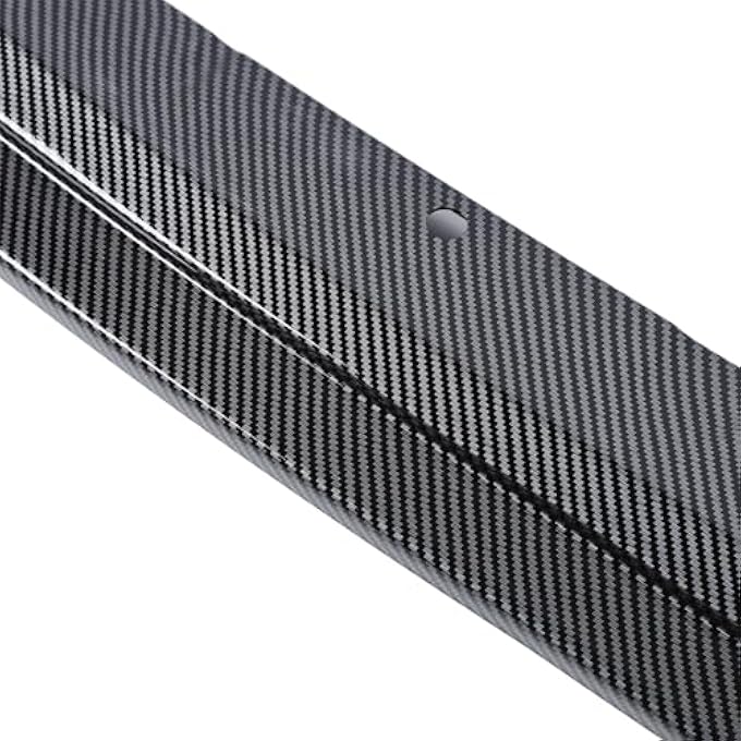 Brilluxa Front Bumper Lip, Chin Splitter Spoiler, Compatible with BMW 2 Series M2 G87 2023Up, Front Lip Protector Sport Aerodynamic Trim (Carbon Fiber Look) - Image 3