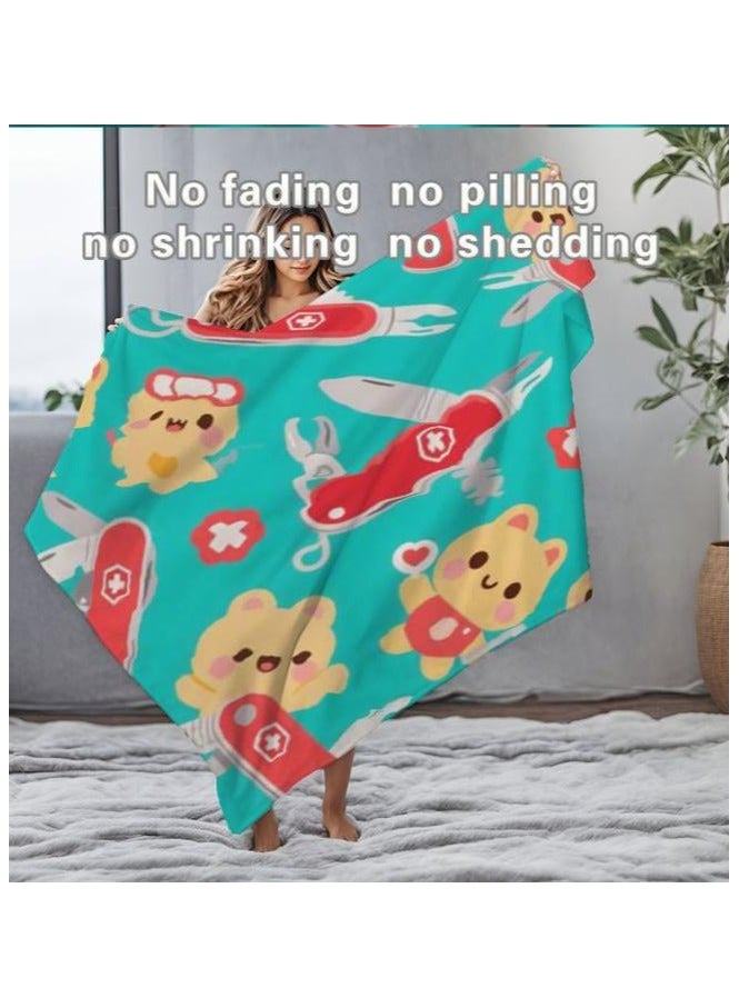 general Flannel thin blanket (warm and comfortable, suitable for sleep, gaming, dust removal and sandproof) 150cm*200cm - 699 - Image 1