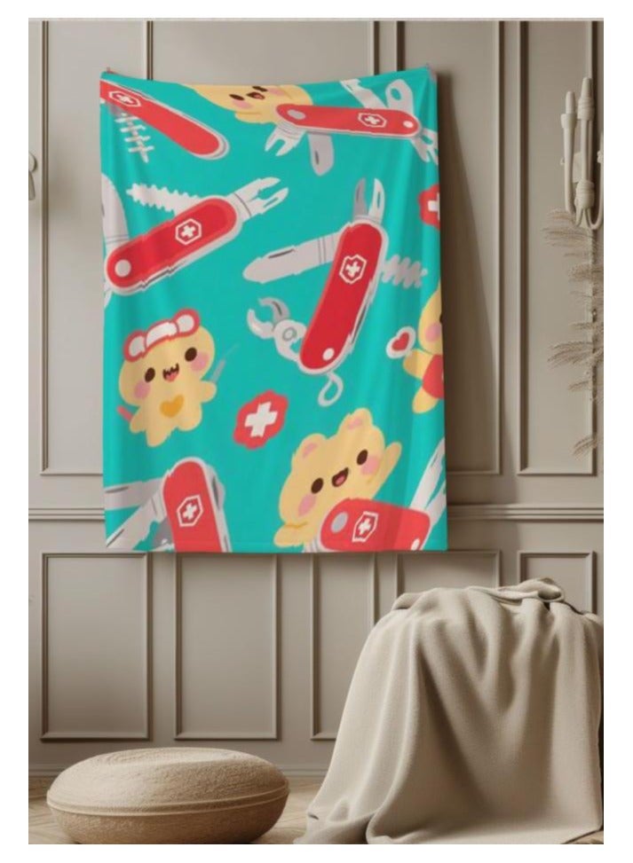 general Flannel thin blanket (warm and comfortable, suitable for sleep, gaming, dust removal and sandproof) 150cm*200cm - 699 - Image 4