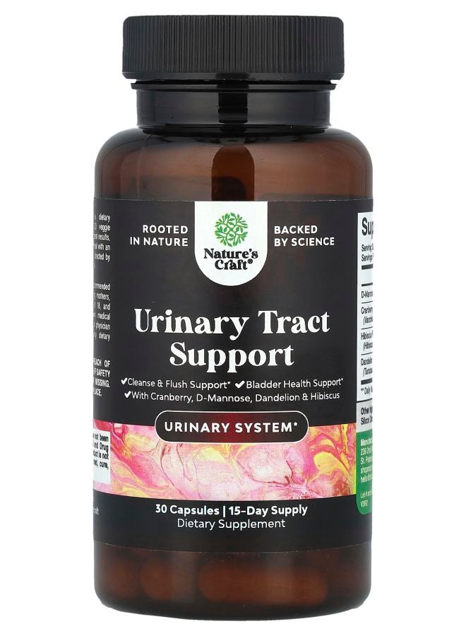 Nature's Craft Urinary Tract Support  30 Capsules