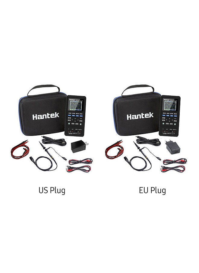 Generic - Hantek 2 in 1 Handheld Digital Oscilloscope + Multimeter Dual-channel 2 Channels USB Scopemeter Portable Scope Meter 40MHz Bandwidth 250MSa/s Sample Rate 2C42 TFT LCD Display Test Meter - Image 1