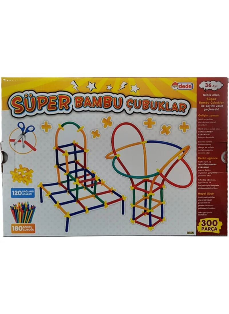 dede Bamboo Stick 300 Pieces Educational Toy