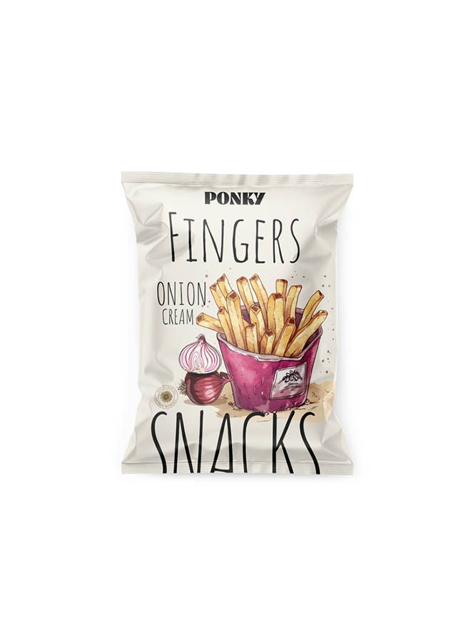 Onion Cream Fingers Snacks - 60 grams