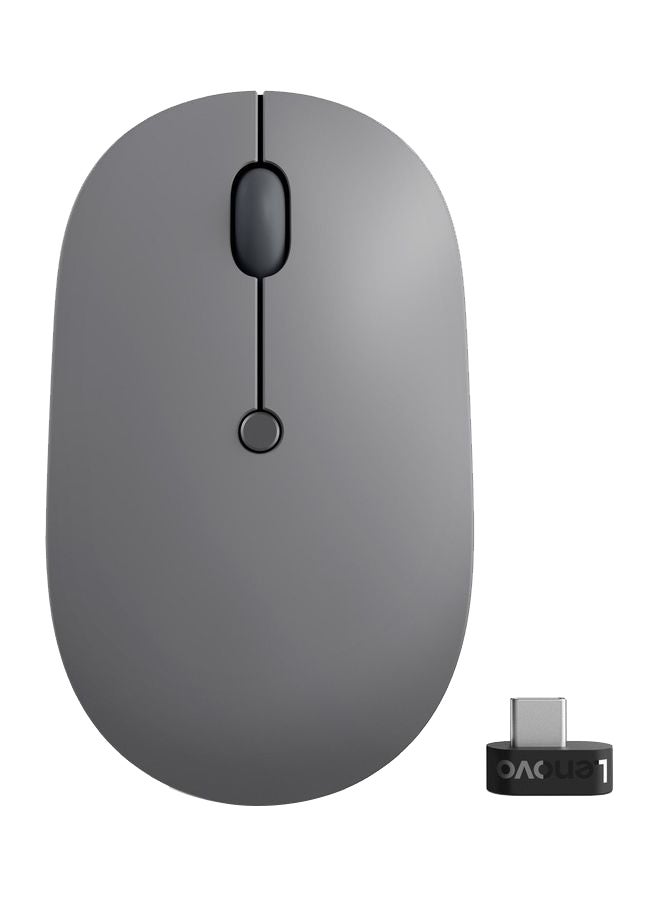 لينوفو ماوس جو لاسلكي بمنفذ USB-C رمادي - Image 1