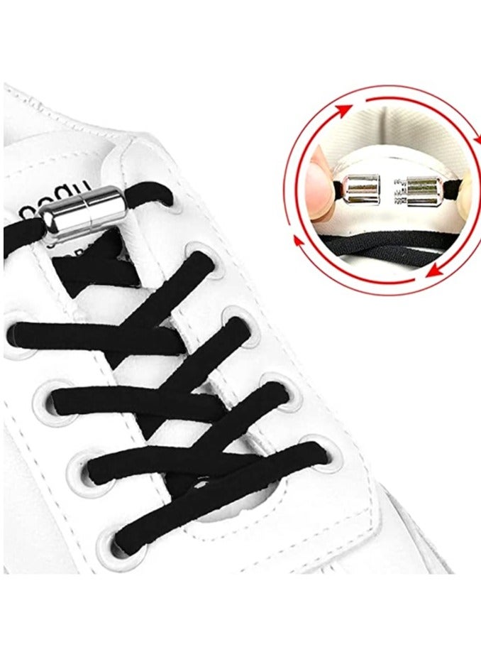 amazing.EGP Maridergo 2 Pairs No Tie Elastic Shoelaces Adjustable Elastic Running Shoe Laces Tieless Laces with Metal Buckles for Kids Adults, One Size - Image 4