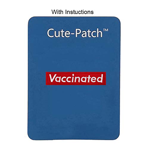 Cute-Patch I am Vaccinated Embroidered Iron on Patch for T Shirt Pins Buttons Baseball Hat Cap DIY - Image 3