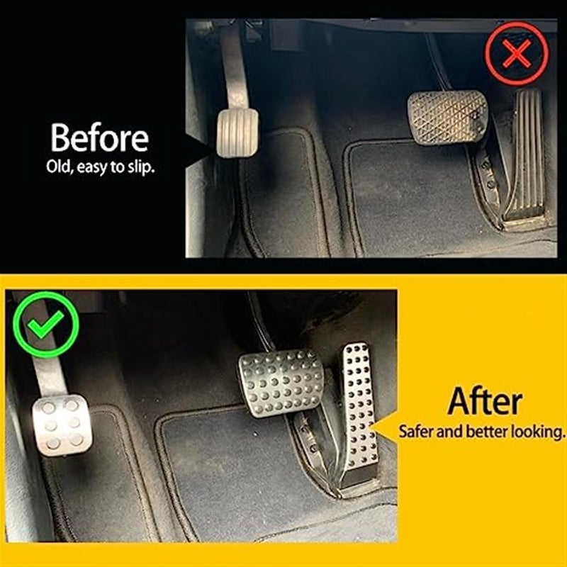 Wivplex Brake Clutch Pedal Pad Covers for Various Car Models - Image 5