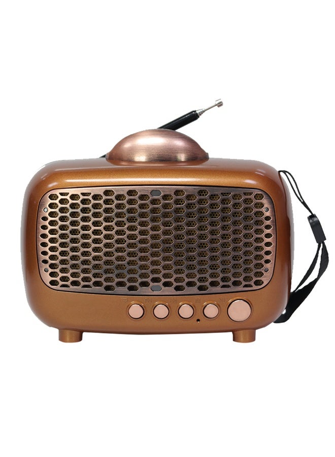 Old Style AM/FM Retro Radio – Classic Vintage Wireless Speaker with Clear Sound, Portable Wooden Design & Rechargeable Battery - Image 1