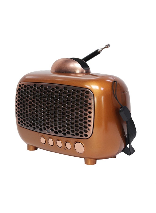 Old Style AM/FM Retro Radio – Classic Vintage Wireless Speaker with Clear Sound, Portable Wooden Design & Rechargeable Battery - Image 2