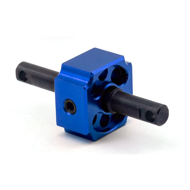 Differential Lock: Blue High-quality Durable Wear-resistant Part - Easy Install Upgrade Straight Shaft Axle for Remote Control Car Trax4 Slash 1967 C10 - Image 1