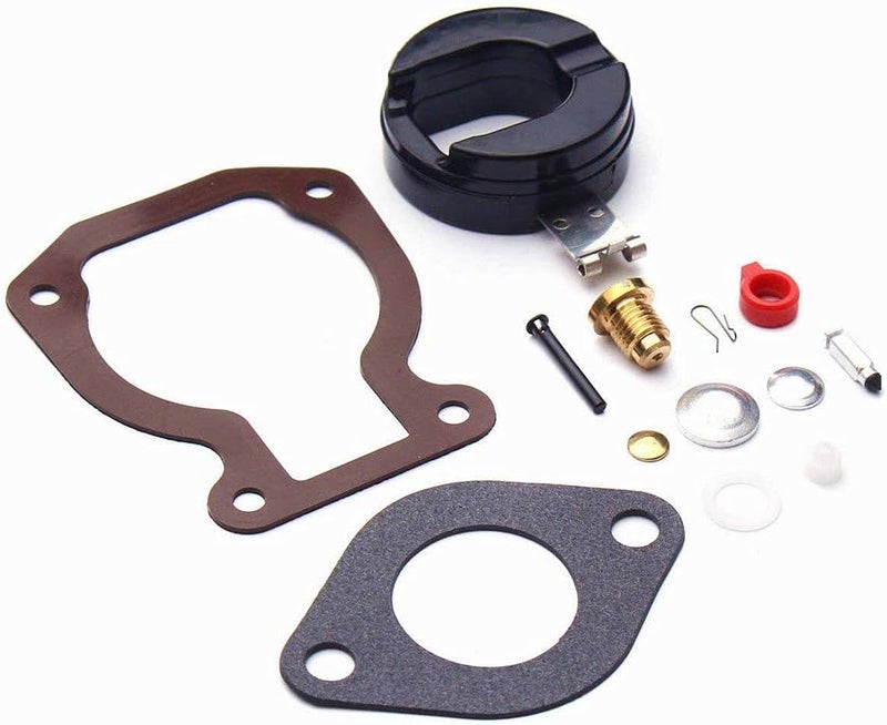 CQYD Carburetor Repair/Rebuild Kit with Float for Johnson Evinrude 4-15 hp - Image 1