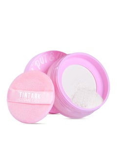 Tintark Oil Control loose setting powder Translucent 24H Longlasting White Blurring Powder with Puff for Oily Skin Softfocus ShineFree Matte Finish Makeup Talc Free 053Oz 02 White 