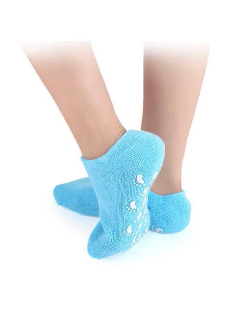 Moisturizing Silicone Spa Gel Socks - Image 2