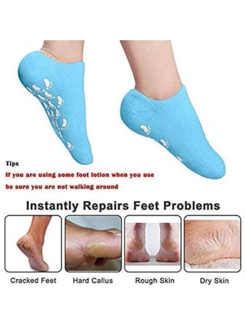 Moisturizing Silicone Spa Gel Socks - Image 5