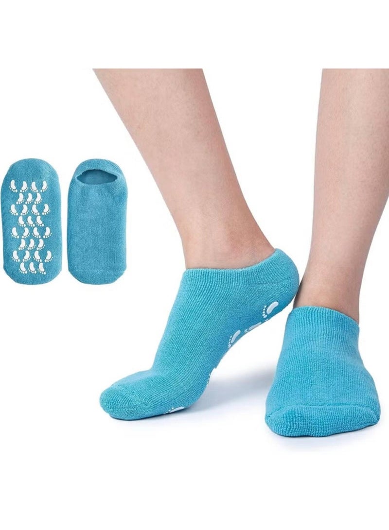 Moisturizing Silicone Spa Gel Socks - Image 1