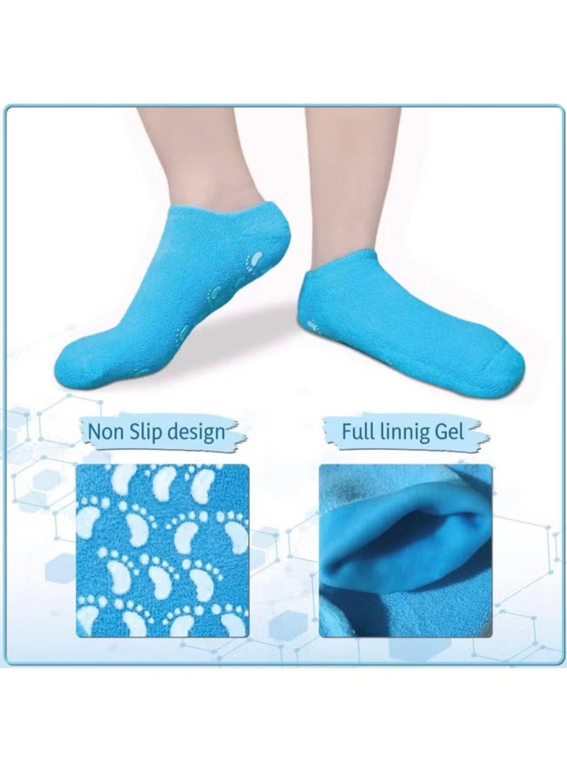 Moisturizing Silicone Spa Gel Socks - Image 3
