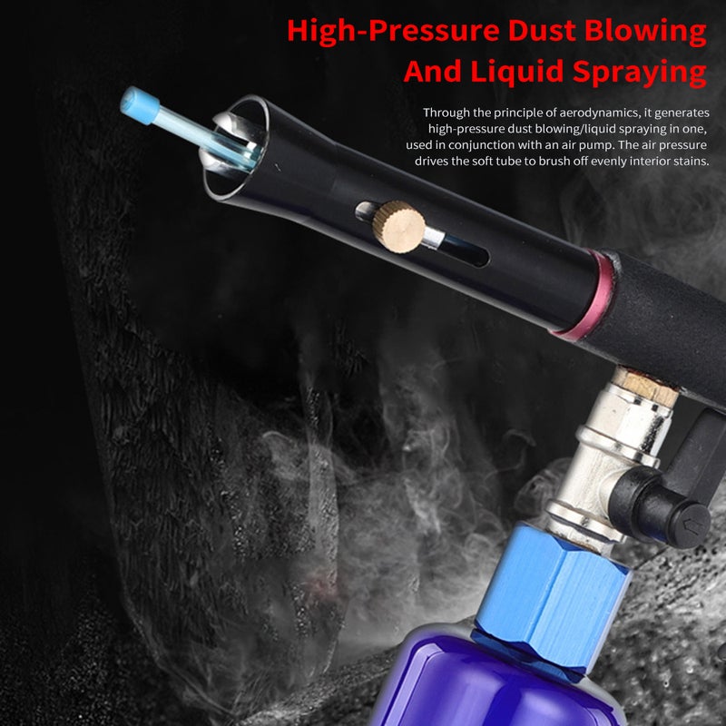 High Pressure Car Cleaning Automotive Detailing Kit Interior Cleaner with Bottle for Roofs, Carpets, Seats, Air Conditioning Vents - Image 5